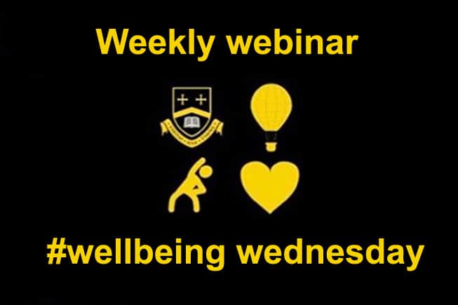 WELLBEING WEBINAR FOR PARENTS – ‘TACKLING ANXIETY IN 10 MINUTES’