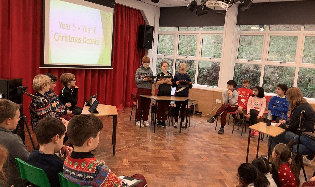 YEAR 5 v YEAR 6 CHRISTMAS DEBATE 2021