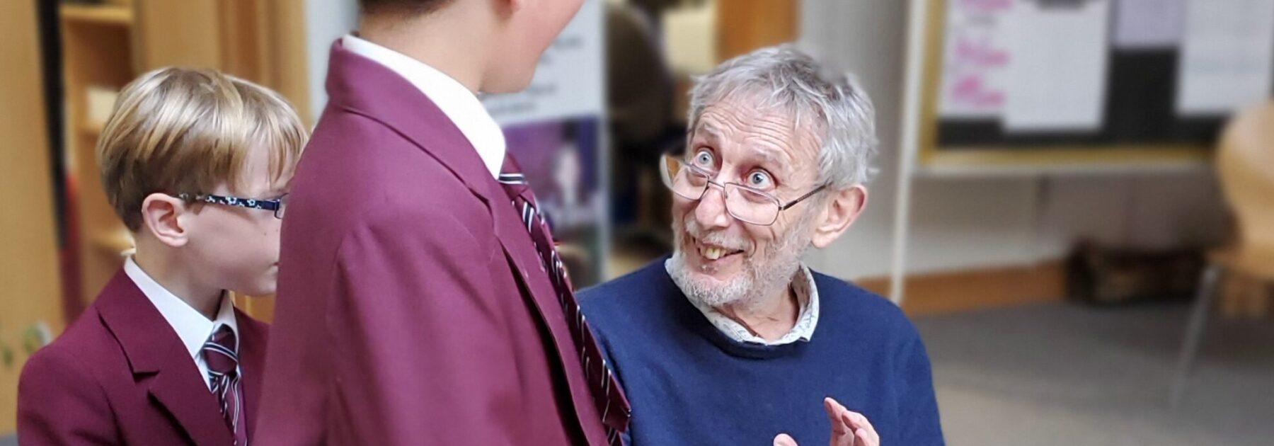 Children’s Laureate, Michael Rosen visits Caterham