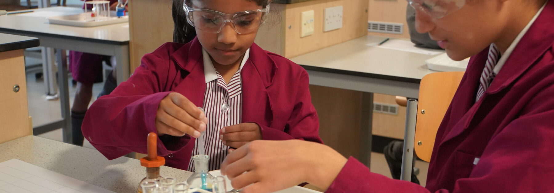 Year 3 Investigate Sugar in Senior Biology Labs