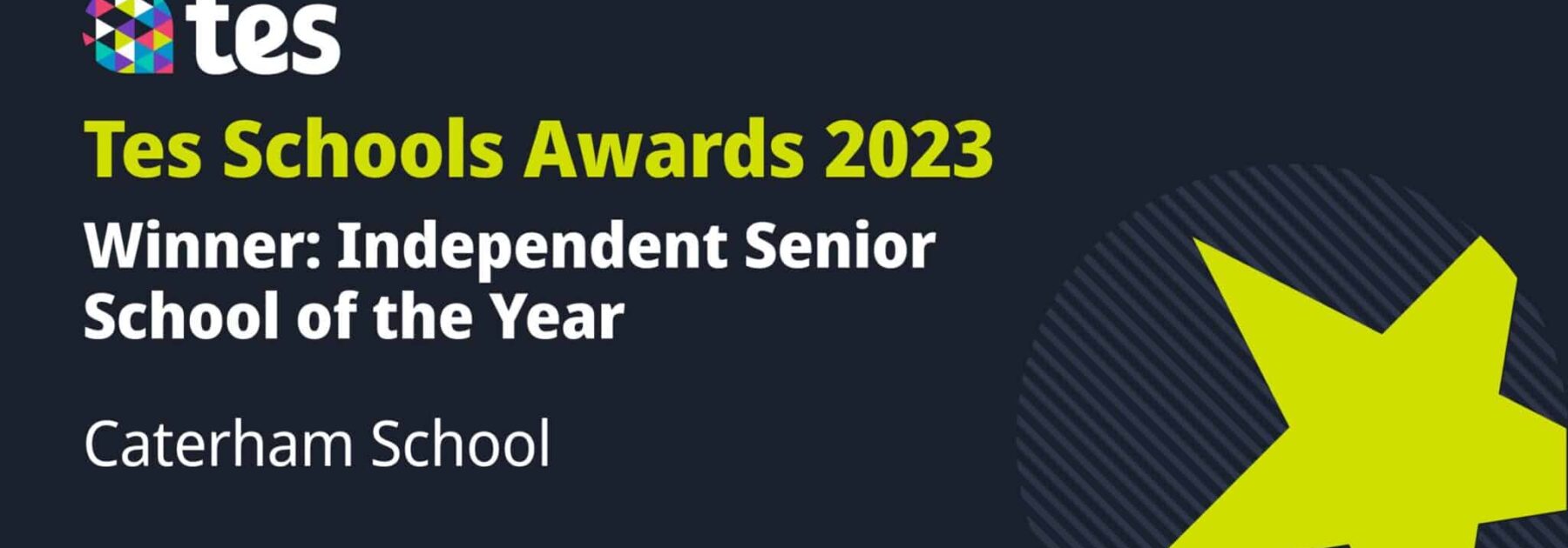 Caterham School – Independent Senior School of the Year