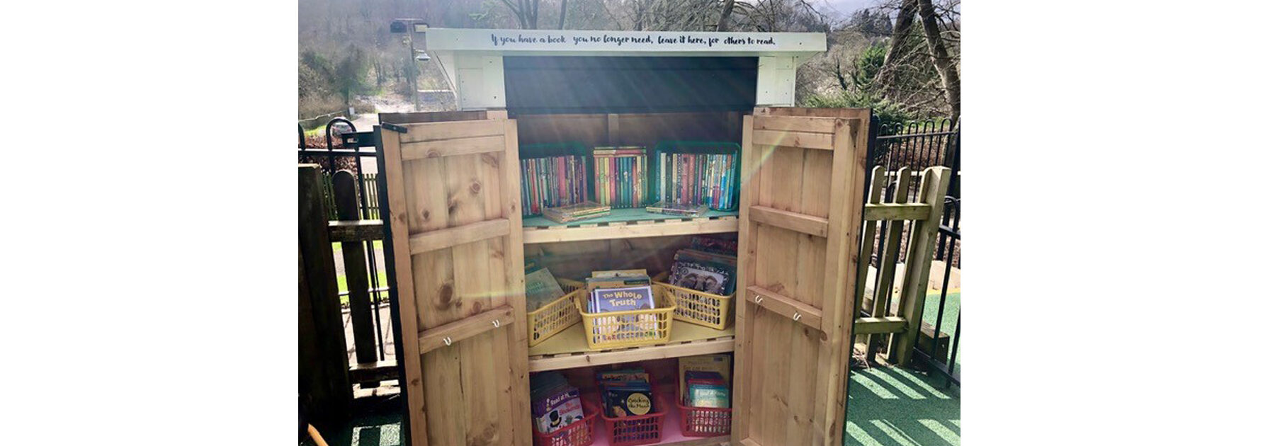 New Pre-Prep Book Swap Shed