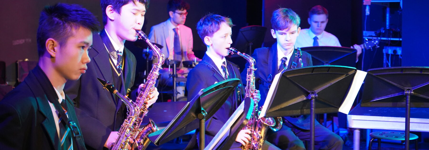 Assembly Jazzed Up by Swing Band