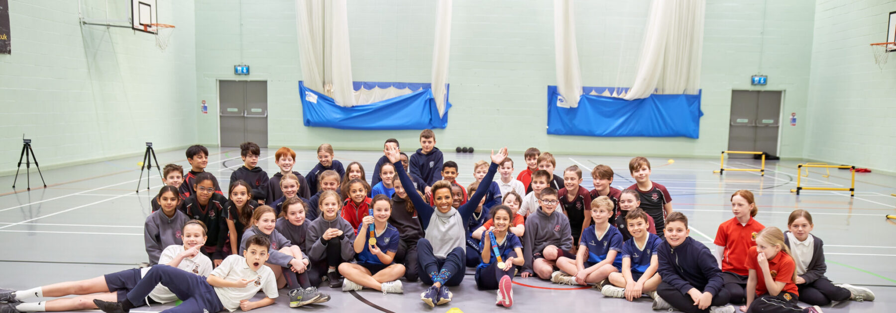 Dame Kelly Holmes Opens Supercharged Sports Centre