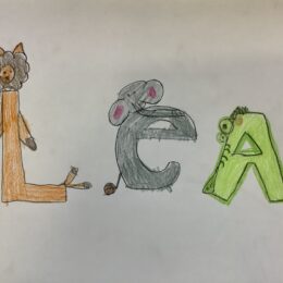 Year 2 Art Animal Letters