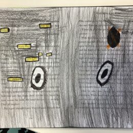 Year 4 Art Blackout Poetry1