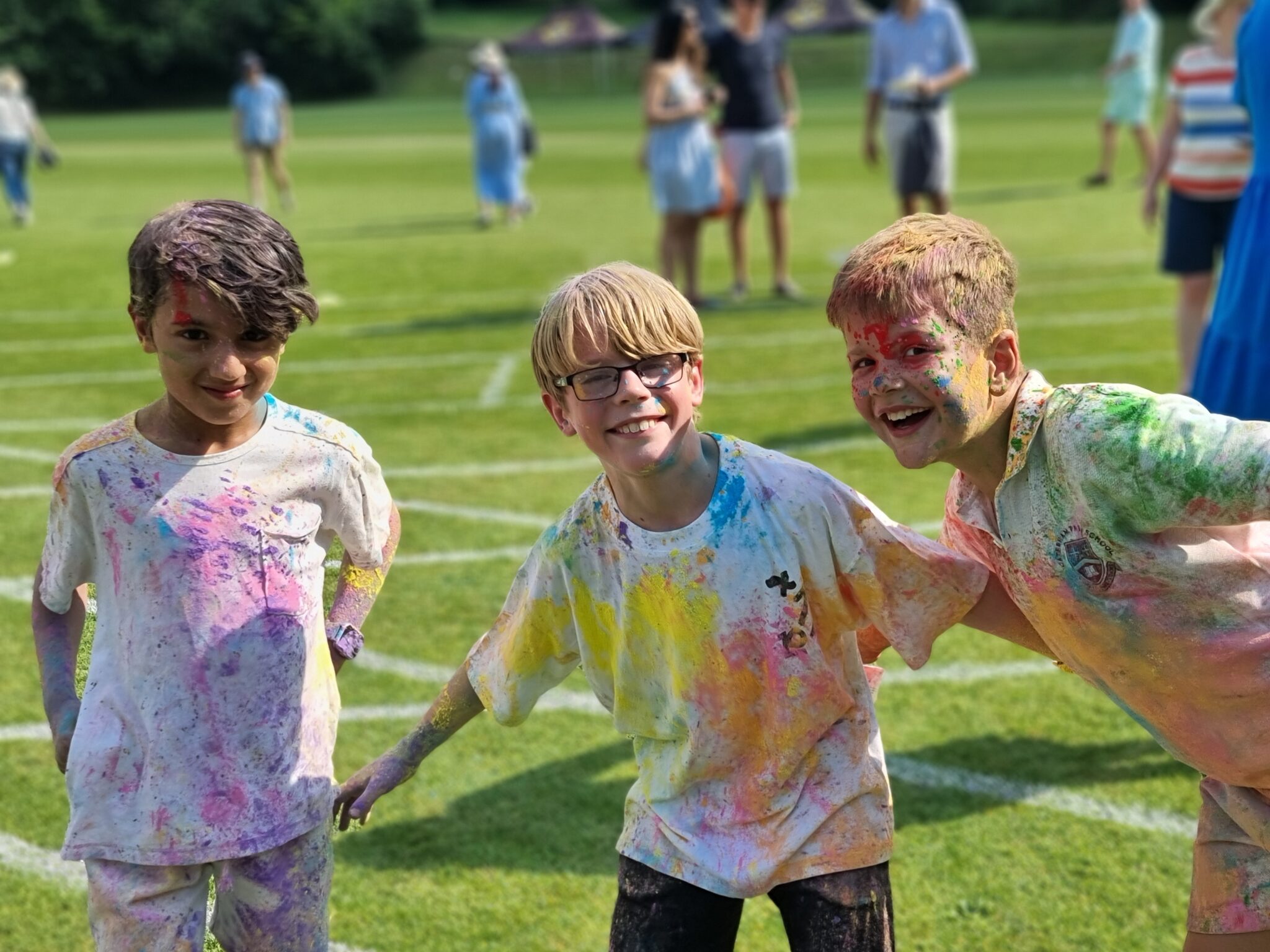 Crazy Colour Run in the Sun - Caterham Prep