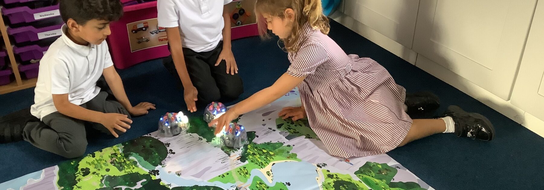 Year 1 Bee-Bots and Healthy Bites